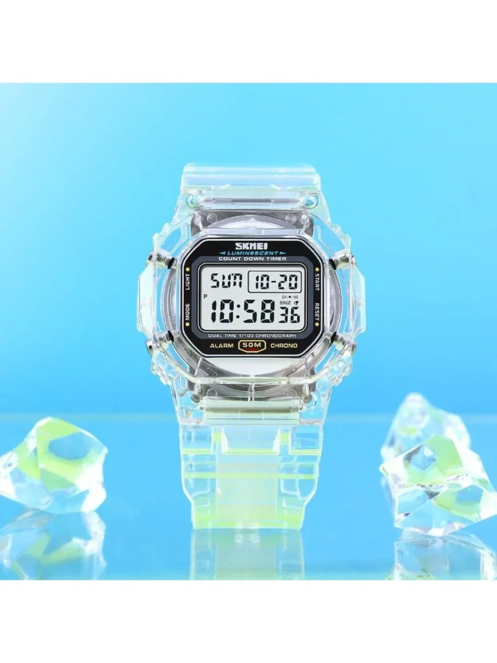 Men's Military Digital Sports Watch - 50M Water Resistant Unisex Timepiece